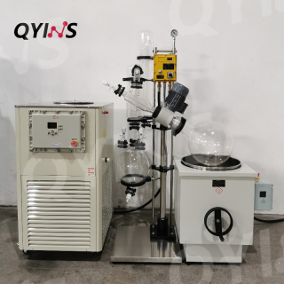 蒸發(fā)溶劑雙冷凝防爆手動旋轉蒸發(fā)儀20L、50L、100L